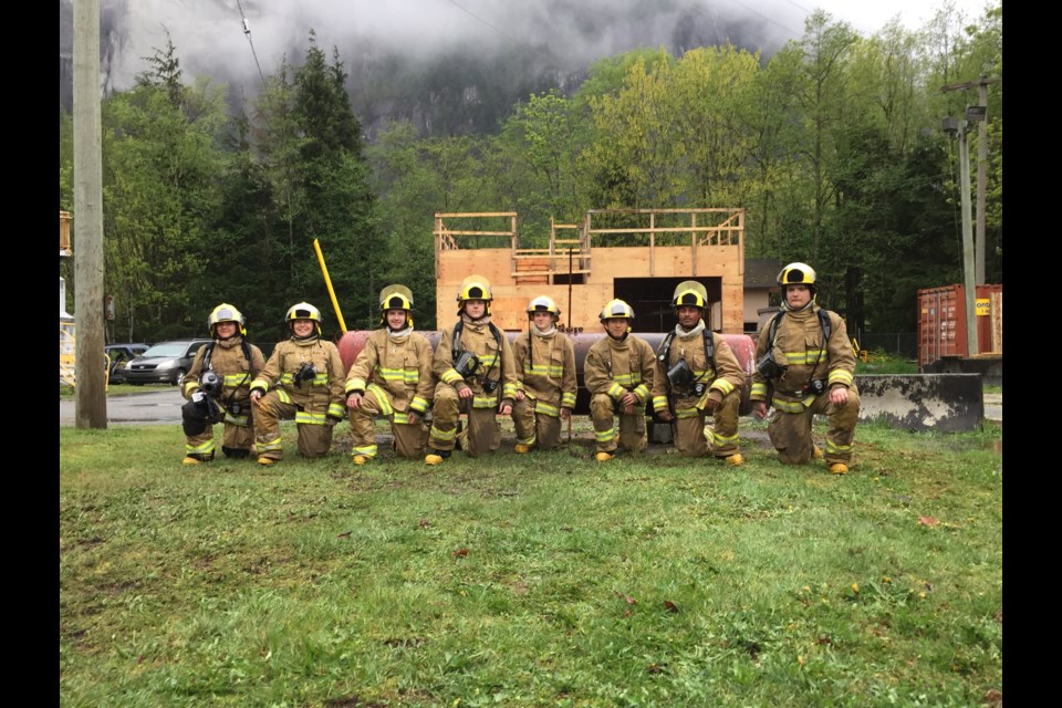 2018 Howe Sound Junior Fire Academy participants.
