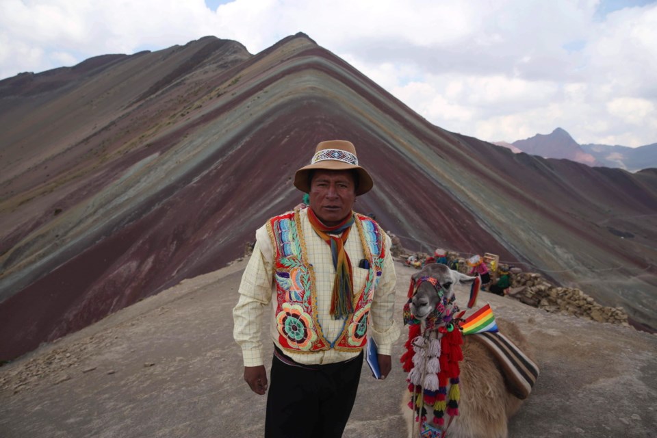 Community leader Gabino Huaman says a surge in tourists at Rainbow Mountain comes with a responsibility to be good stewards of the environment and their new guests. He&Otilde;s not sure they are ready to fully handle it.
