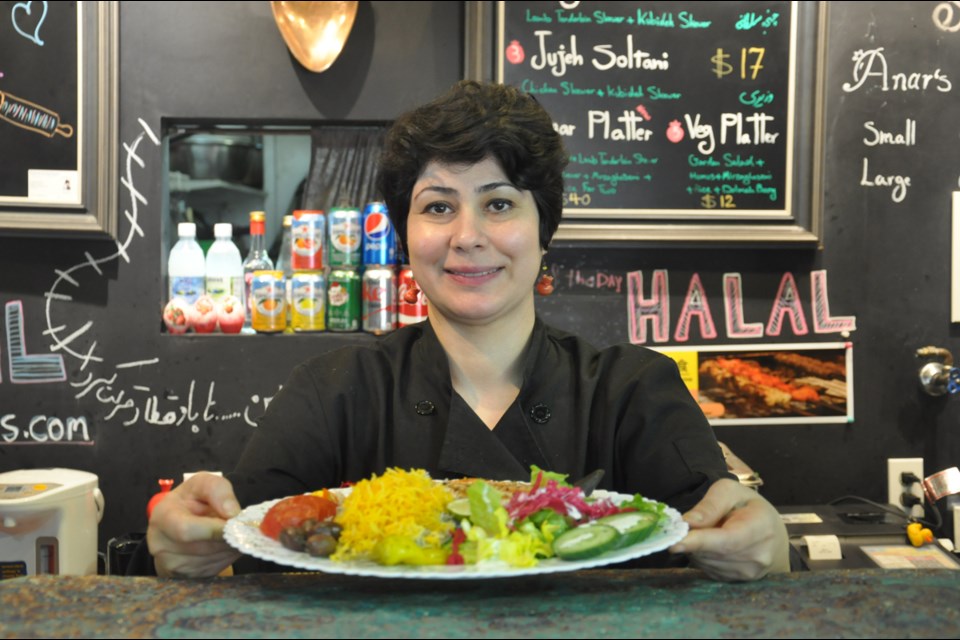 AnAr’s Tila Akhavan said management at President Plaza was initially confused by her bid to open up a Persian-themed Iranian restaurant in their predominantly Chinese mall. Daisy Xiong photo