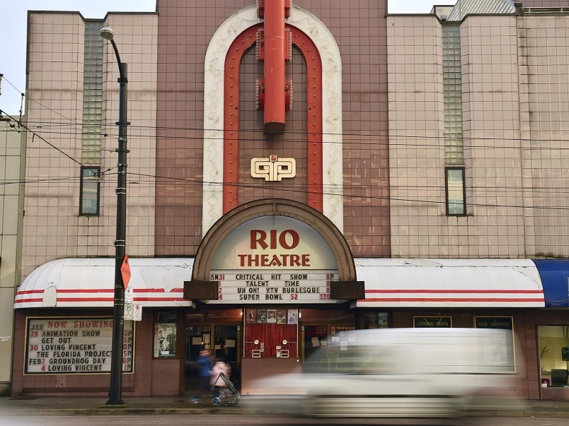 Heritage Vancouver says the Rio Theatre, the recently closed Pronto Cafe and the Hollywood Theatre a