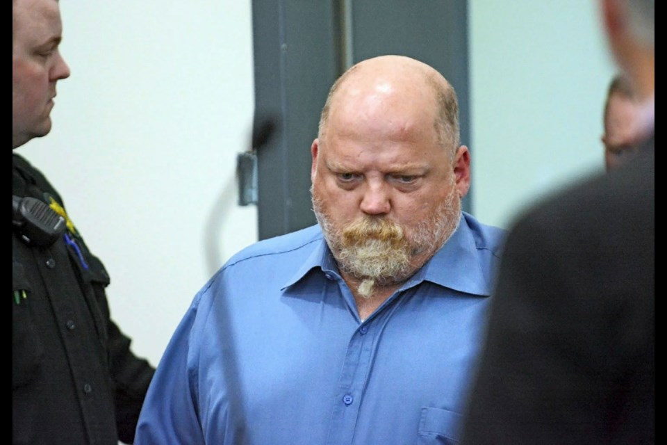 William Earl Talbott II enters the courtroom at the Skagit County Community Justice Center before entering a plea of not guilty for the 1987 murder of Saanich resident Tanya Van Cuylenborg. May 18, 2018