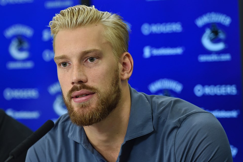 Anders Nilsson of the Vancouver Canucks