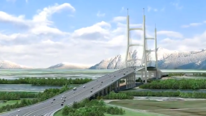 artist rendering of Massey Tunnel bridge replacement