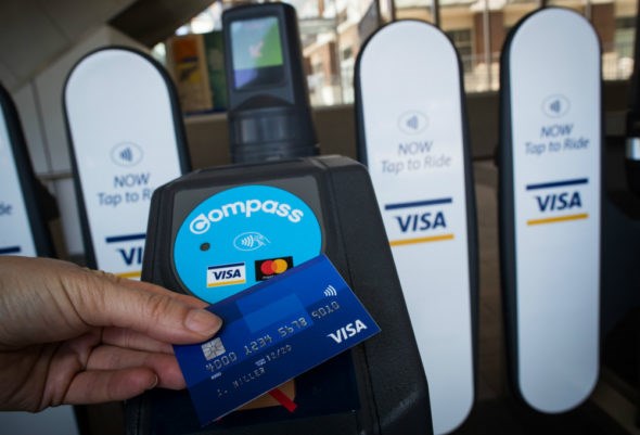 Transit in Metro Vancouver will start accepting credit card payments