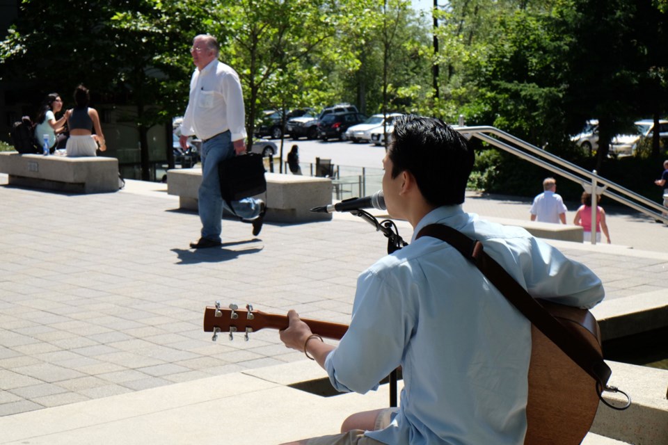Francis Henson, SFU, busker, UniverCity