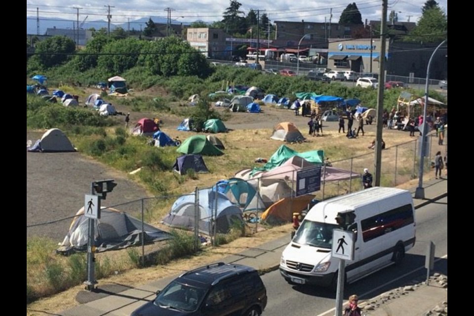 DisconTent City is at 1 Port Drive in Nanaimo.