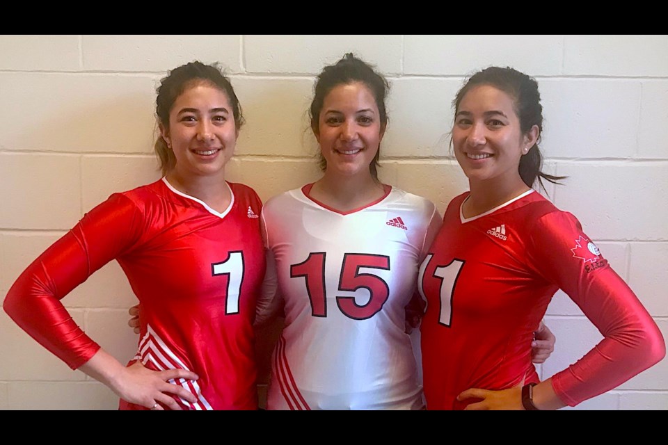 McRoberts grads Kelsey, Cassidy and Delanie Chang are playing for Canada at this week’s 19th World Military Volleyball Championships in Edmonton.