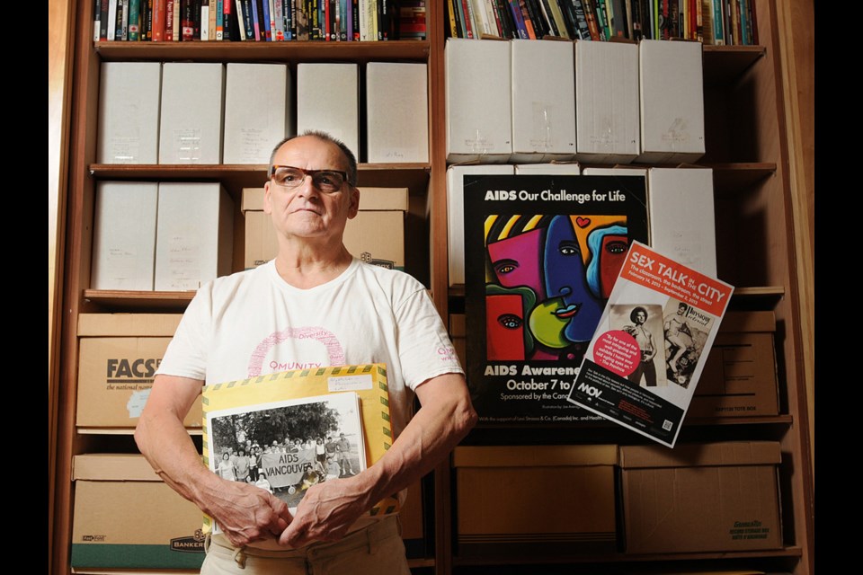 Ron Dutton started the BC Gay and Lesbian Archives in 1976. He recently donated his entire collection to the City of Vancouver Archives. Photo Dan Toulgoet
