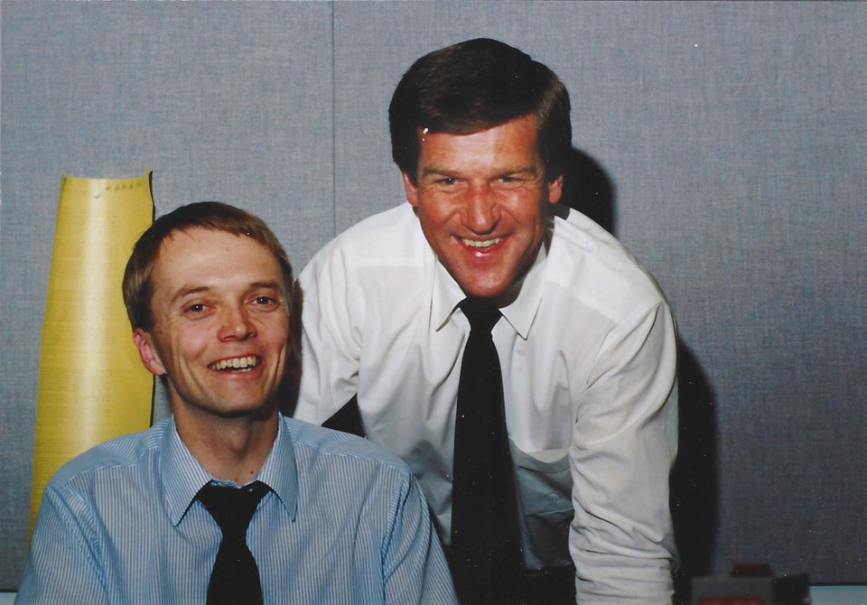 Tony Gallagher with Bobby Orr