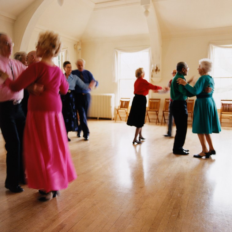 Seniors dancing