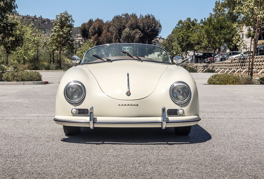 The folks at EV West near San Diego have taken the gas engine out of this classic Porsche 356 Speedster and replaced it with battery-powered equipment taken out of a Tesla. Electrifying classic cars may seem sacrilege to some purists, but it will help keep many of these rides on the road for a long time, argues auto columnist Brendan McAleer. photo Brendan McAleer