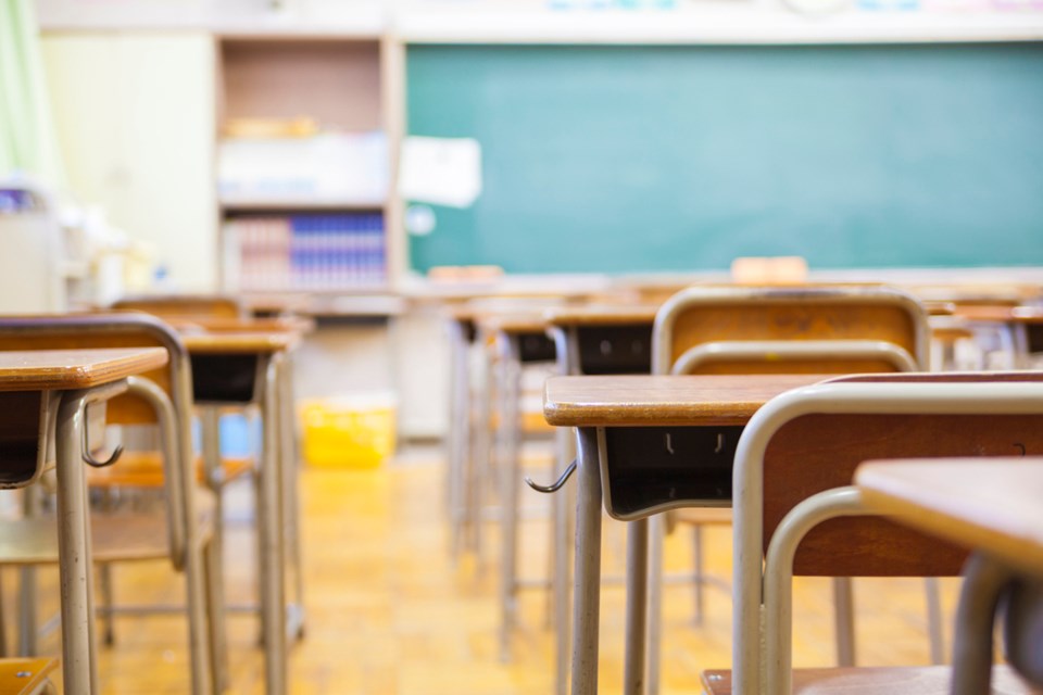 empty classroom