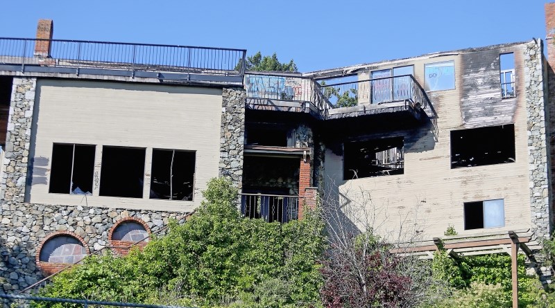 The house at 57 Beach Dr. in Oak Bay was damaged by fire in July 2013 and again in June 2018.