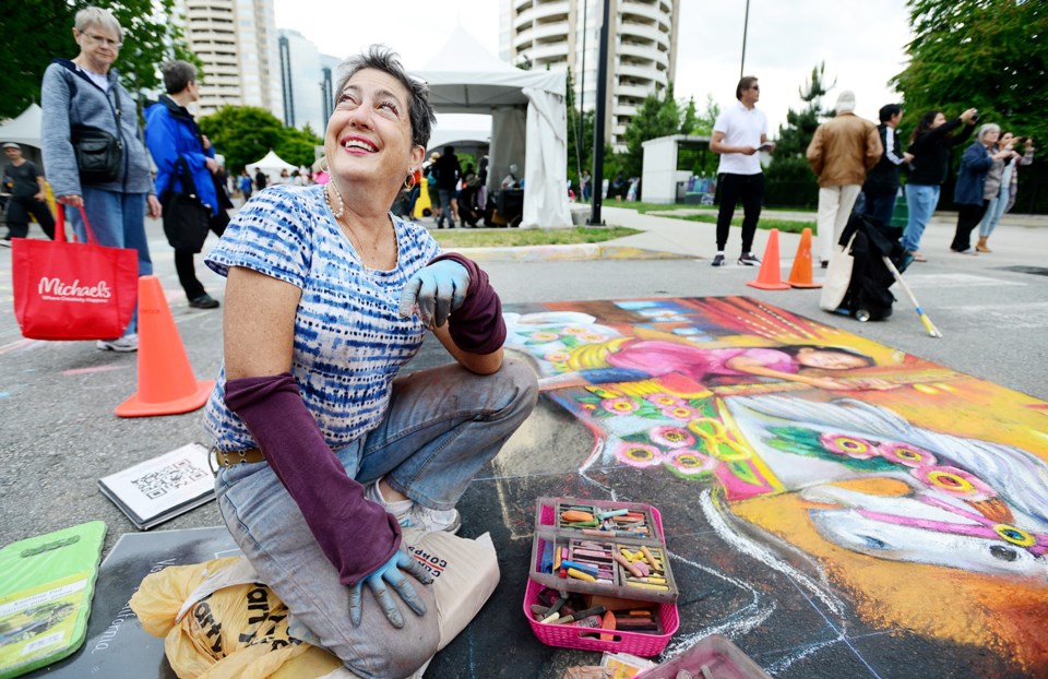 Chalk Art Experience, Lori Escalera