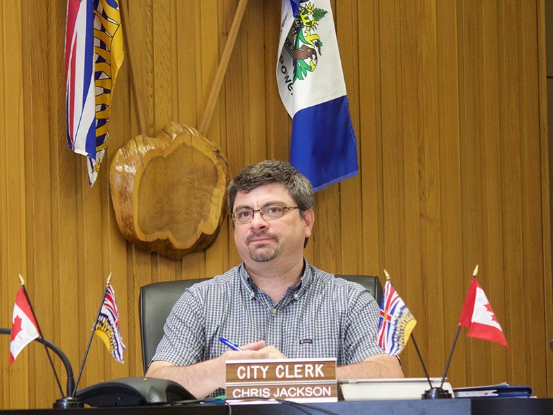 City of Powell River clerk Chris Jackson