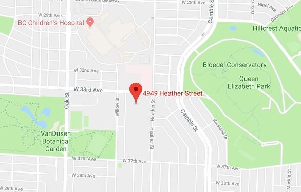 The latest proposed location for temporary modular housing in Vancouver is at 4949 Heather St.