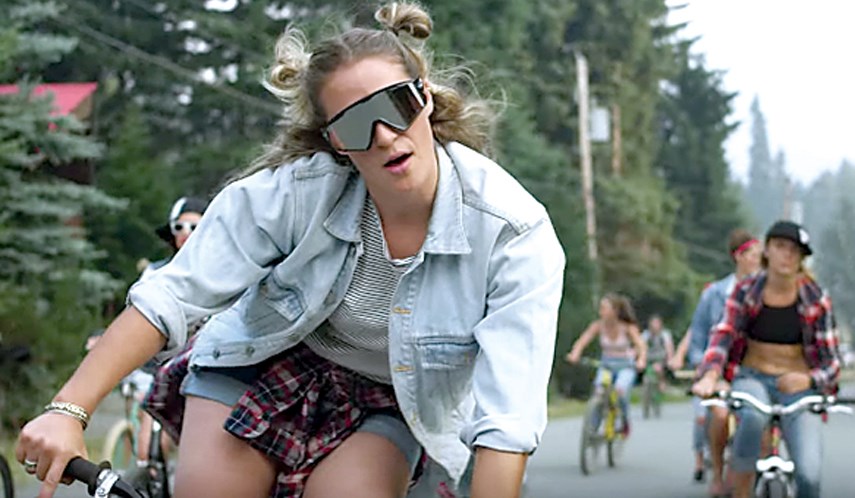 North Vancouver mountain biker Micayla Gatto created the rap video Ferda Girls for last year’s Dirt Diaries competition at the Crankworx World Tour. The result uploaded to YouTube, has more than 800,000 views and became a viral hit with the hashtag #ferdagirls popping up all over the internet.