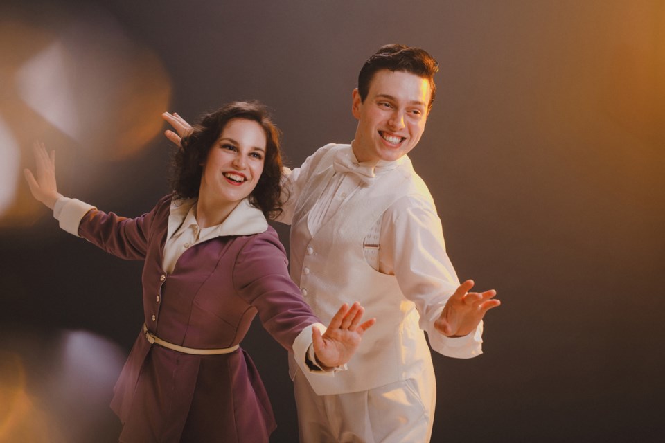 Paige Fraser and Blake Sartin in the Theatre Under the Stars production of 42nd Street.