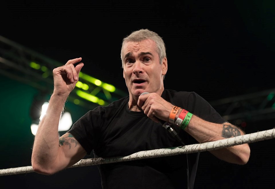 Former Black Flag frontman and public speaker Henry Rollins “potificates” on the benefits of legal w
