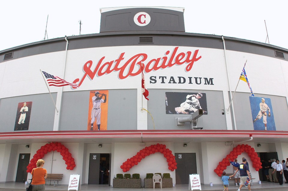 The landmark Nat Bailey Stadium, home to the Vancouver Canadians, is part of the baseball team’s all