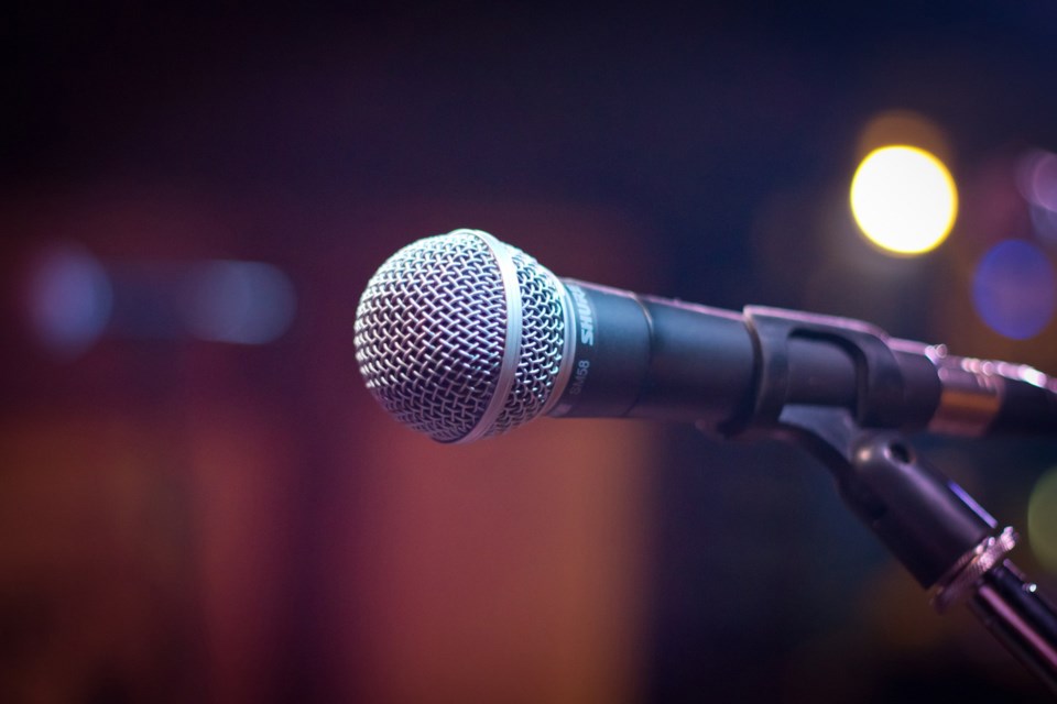 microphone, stock photo
