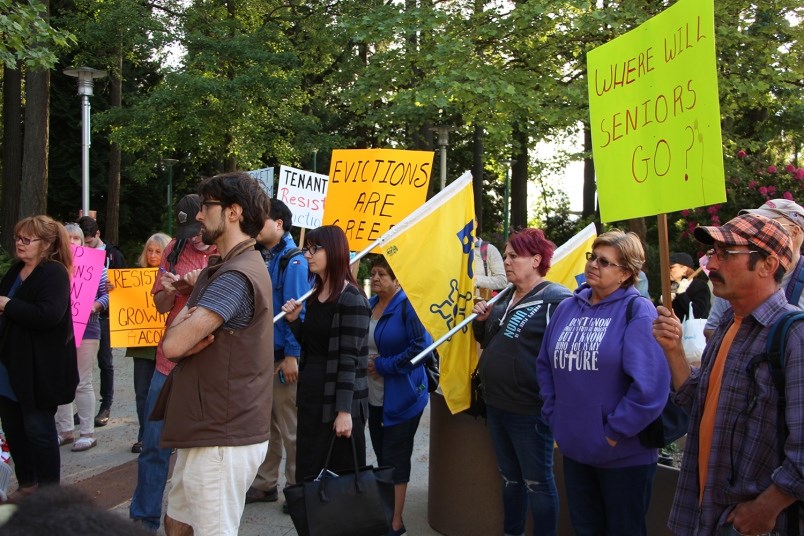 city hall protesters