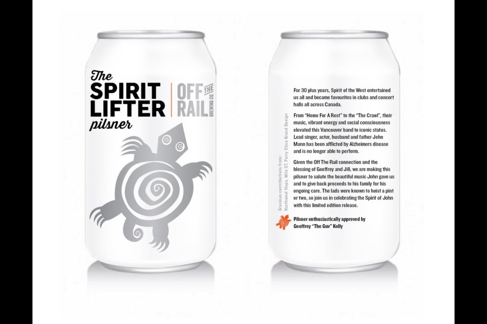 Spirit Lifter pilsner will be available until Sept. 1.