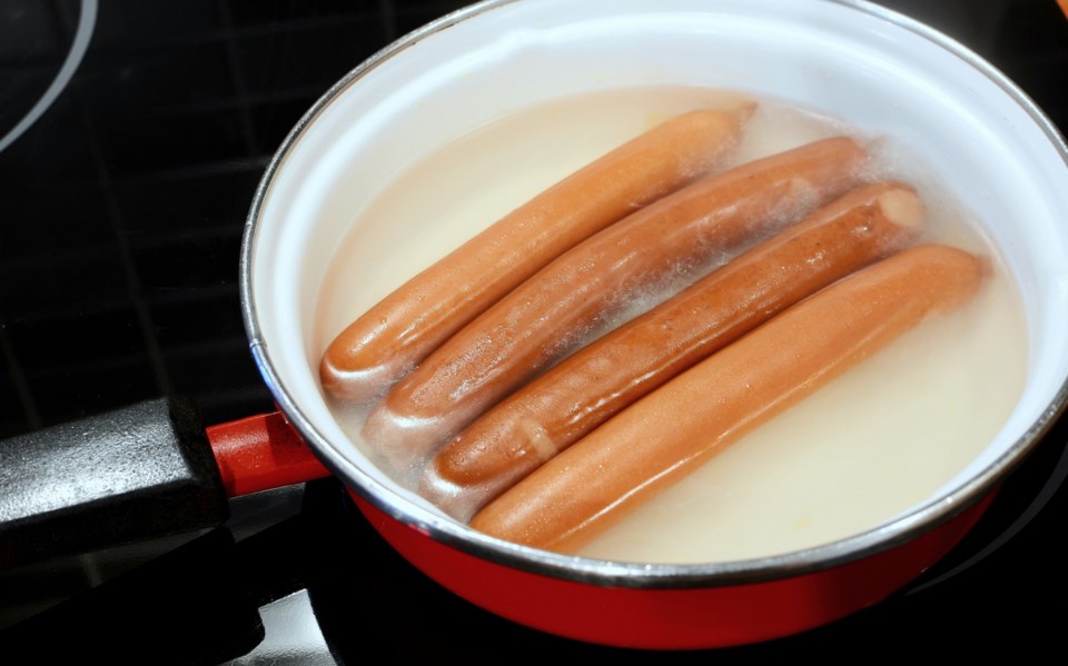 The internet was abuzz over a stand at Main Street’s Car Free Day offering container of Hot Dog Wate