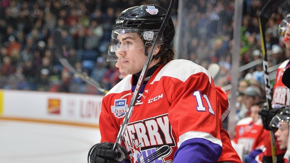 Filip Zadina at the CHL Top Prospects game