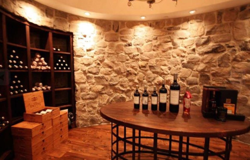 Southlands forest house wine cellar