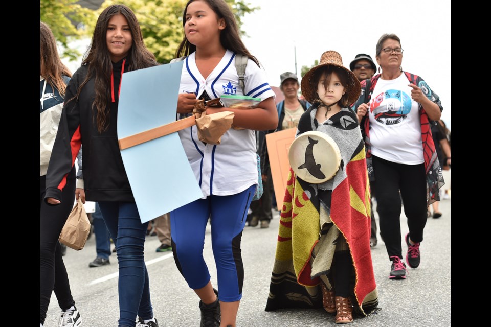 Hundreds took in Thursday’s Friendship Walk to mark National Indigenous Peoples Day.