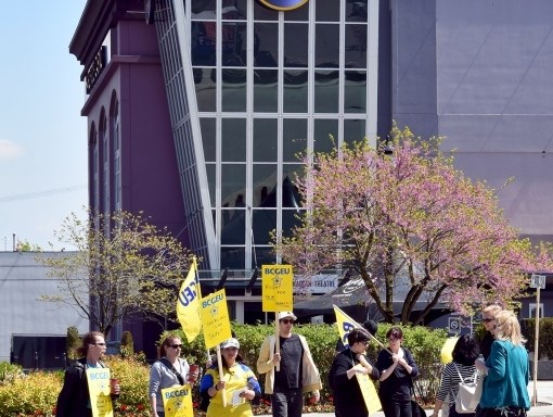 Hard Rock picket line