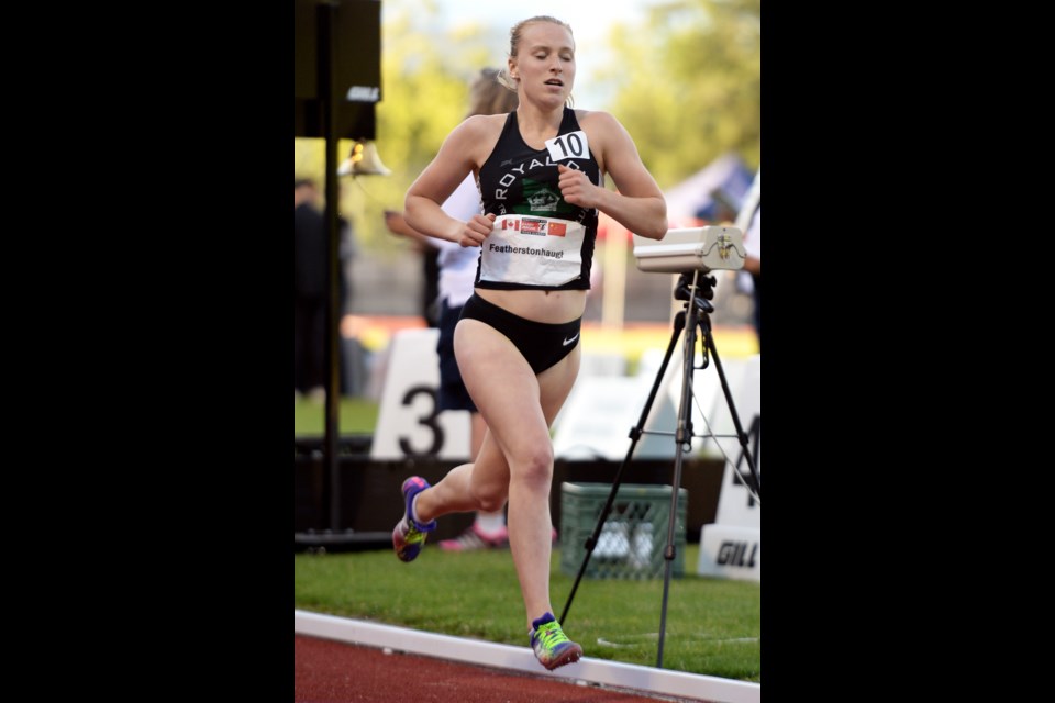 New Westminster's Grace Fetherstonhaugh finished fifth in the under-20 women's 800m race at Tuesday's Harry Jerome International Classic meet at Burnaby's Swangard Stadium.