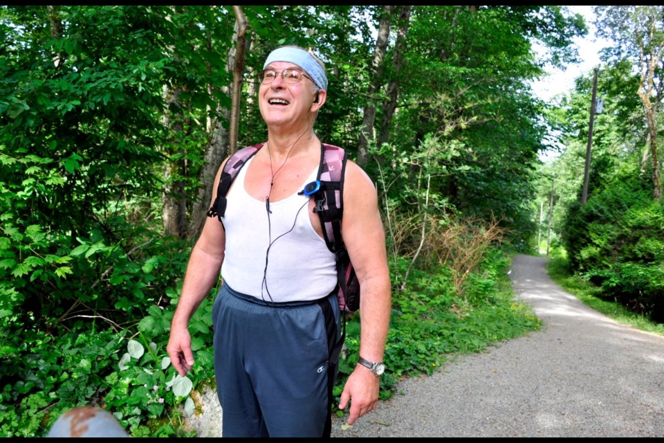 SFU engineering science professor Andrew Rawicz has finished walking more than 40,000 kilometres, a distance equalling the circumference of the earth.