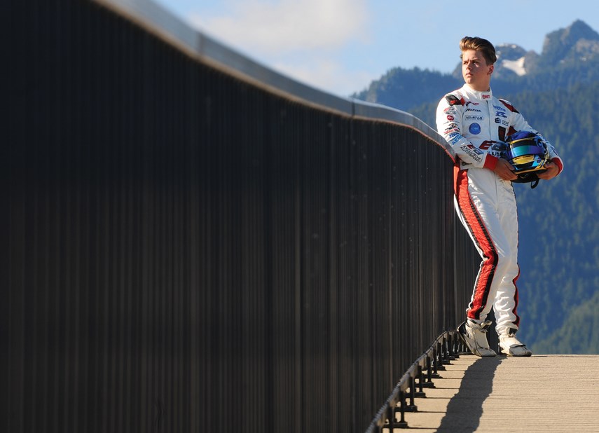 North Van’s Kellen Ritter is on top of the standings in his first crack at the Toyo Tires F1600 auto racing series. Last month he won on at the famed Gilles Villeneuve Circuit. photo Cindy Goodman, North Shore News