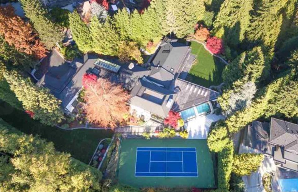 Chartwell most expensive house aerial