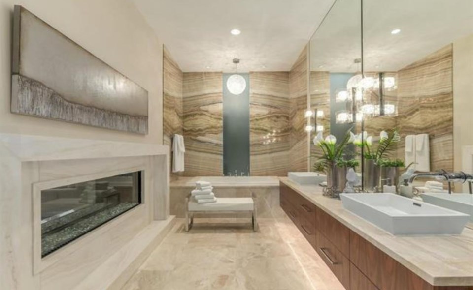 Chartwell most expensive house master bathroom