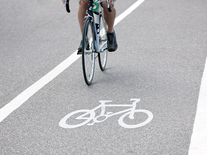 Powell River bike lanes