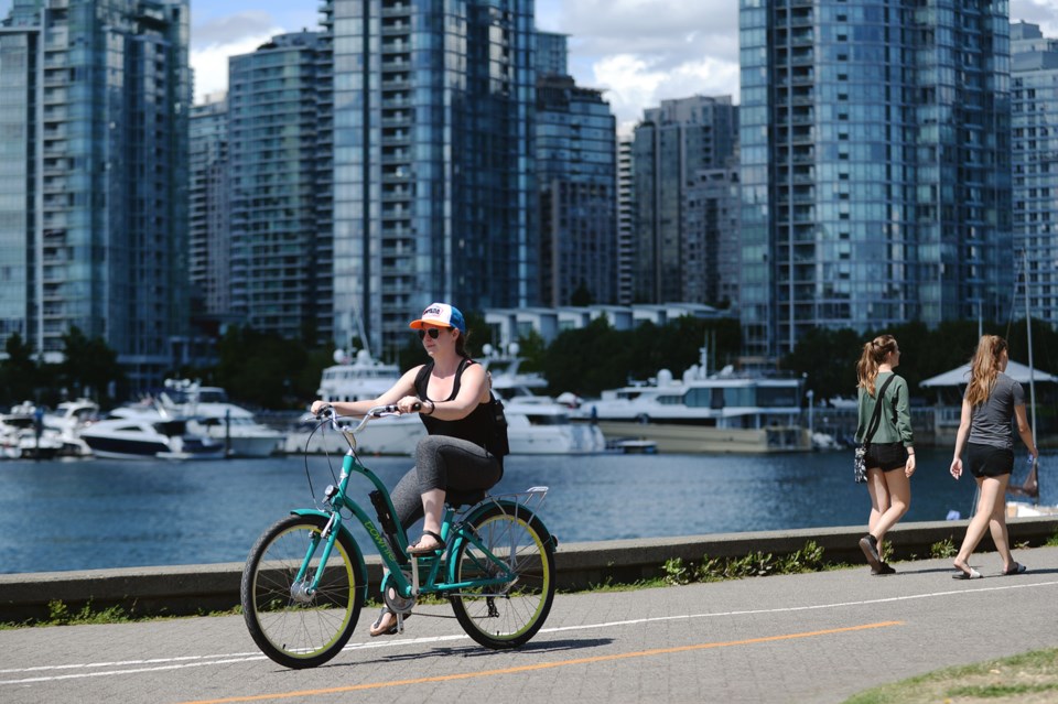 Let’s Go Biking: Easy Rides, Walks & Runs Around Vancouver incudes 84 different cycling routes in Va