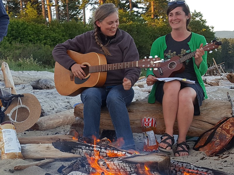 Powell River residents Trina Isakson and Jen Zacher