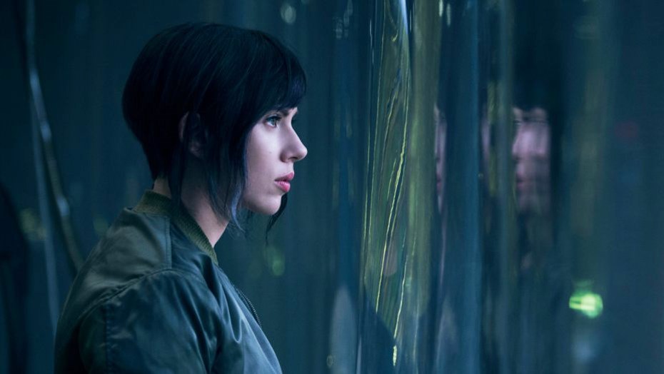 Scarlett Johansson in Ghost in the Shell.