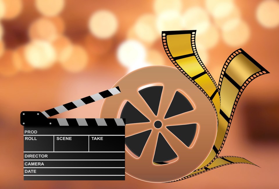 movie reels, stock photo