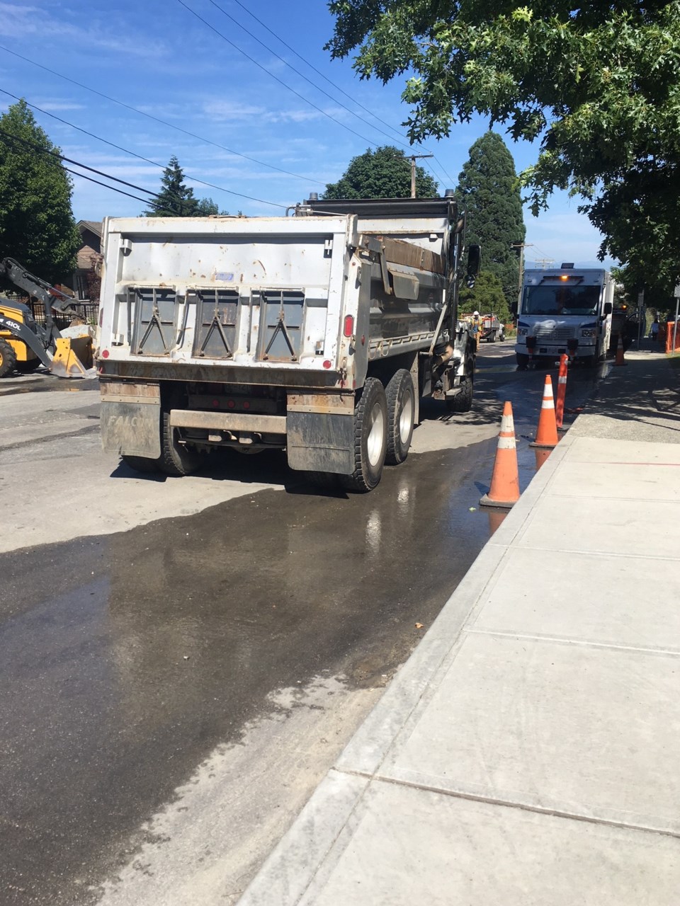 water main in new west