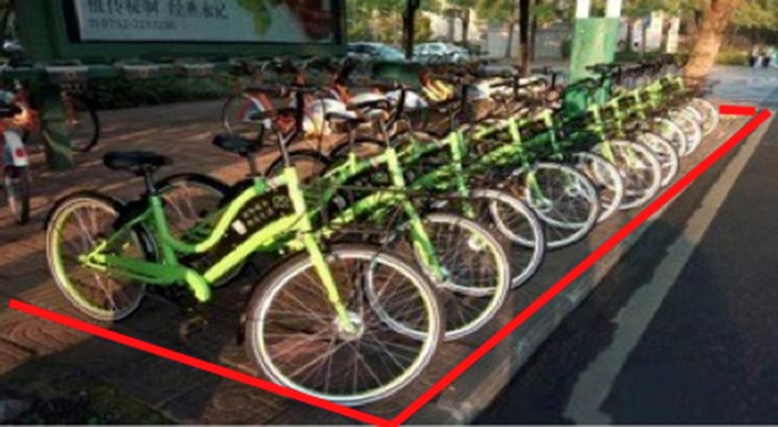 Bike sharing zone