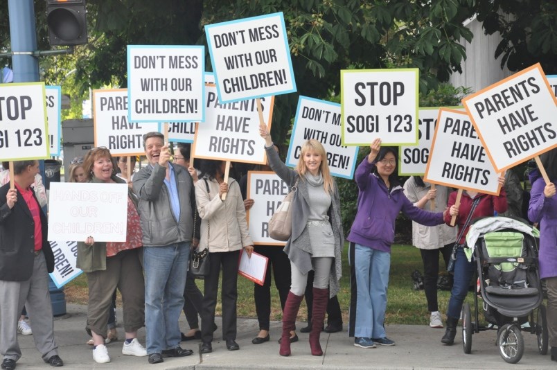 SOGI protest, Richmond News