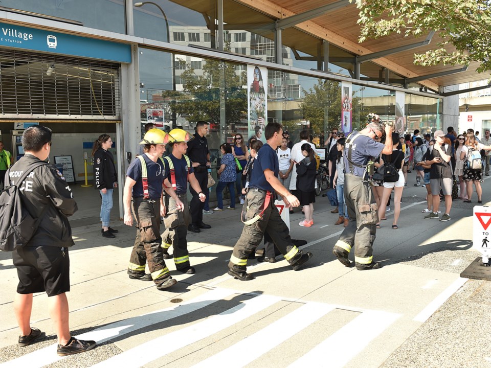 Olympic Village station police incident