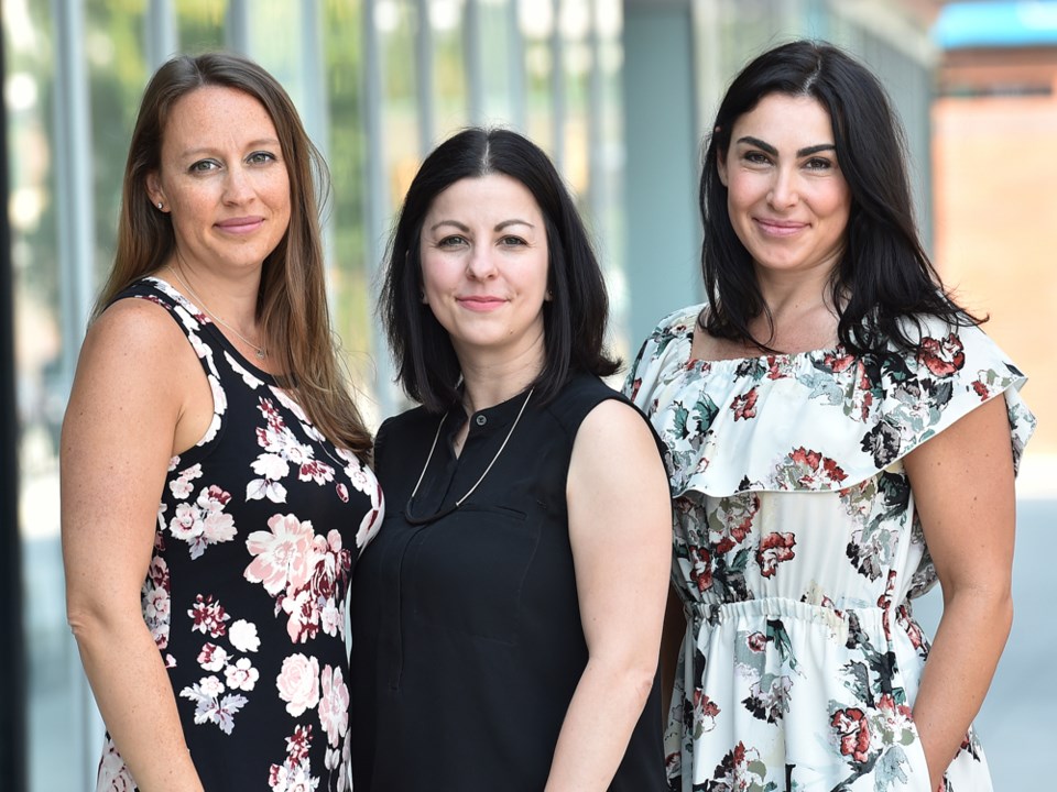 Glacier Media Katie Mercer, Ariel Evans and Michelle Bhatti