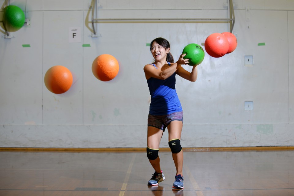 Facing a bevy of shots for the camera, Burnaby’s Aska Nakamura is excited for this week’s Western Canadian championships, where she hopes to help B.C. defend its women’s title from 2017. The tournament is being hosted by Simon Fraser University.