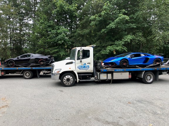 A 2017 Lamborghini Aventador and 2016 McLaren 675H were impounded in Maple Ridge Thursday after their 22-year-old Burnaby drivers were stopped for excessive speeding.