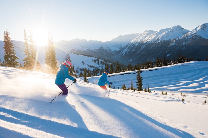 Skiing at Whistler